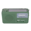 Miniatyrbilde 4 av 7: Solar Håndsveiv Lommelykt Radio 1LED Multifunksjonell Bærbar Nødradio Lommelykt