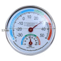 Miniatyrbild 2 av 5: Pt Dial Termometer Väggpekare Hygrometer Hög precision För Hem Cigarr Reptil Inkubator Växthusbastu