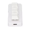 Miniatyrbilde 2 av 7: 3 Tasters Tastatur RGB Bakgrunnsbelyst 3 Taster USB Grensesnitt Mini Mekanisk Programmerbar Plug and Play Makrotastatur for Datamaskin Hvit