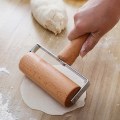 Miniatyrbillede 3 af 5: Kagerulle Pizza Pasta Hånd Kagerulle Bage Rulle Træ Onesize