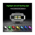 Miniatyrbillede 4 af 5: 4 stk 7 farver Drone Strobe lys USB Led Anti-kollisions Cykel Hale Drone Nightfly Mini Signal Flas