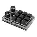 Miniatyrbild 4 av 7: Mekaniskt speltangentbord 9 tangenter 2 rattar Litet USB Trådlöst Dual Mode OSU-tangentbord DIY Programmerbart tangentbord