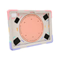 Miniatyrbilde 4 av 6: Nettbrettveske Silikon Hard PC Presise Utsparinger Justerbar Stropp 360 Graders Støtteveske for IOS Nettbrett 10. Gen 2022 Fargerik Rosa