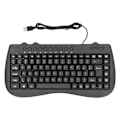 Miniatyrbilde 1 av 7: USB-tastatur Slitesterk Plast 87 Taster KB‑301B Tastatur Generell Ergonomisk Datatilbehør Engelsk