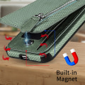 Miniatyrbillede 6 af 11: Kortholdere Magnetisk Plånbog Mobilskal iPhone 14 /14 Pro/14 Pro Max, iPhone 13 /13 Pro/13 Pro Max, iPhone, 12 /12 Pro/12Pro Max sort