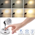 Miniatyrbild 4 av 5: 12v-24v led spot läsljus med USB, 3w Rv interiörbelysning Vägglampa med touch-dimmer för husvagn husbil husbil båt husbil (3000k)