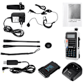 Miniatyrbild 4 av 5: BAOFENG UV S New Plus Walkie Talkie Tri-Band Kraftfull CB Radio Sändtagare 10W 10km Lång Räckvidd Silver 1st