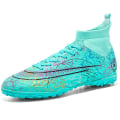 Miniatyrbillede 1 af 5: Herre-fodboldsko Skridsikre fodboldsko Klamper græsfodboldsneakers Yj068 Blue 40