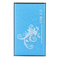 Miniatyrbild 7 av 7: Hårddiskkabinett 4TB 2.5in 5Gbps Överföring USB3.0 Aluminiumlegering Plug and Play HDD-kabinett för Laptop Desktop Blå