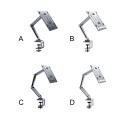 Miniatyrbillede 3 af 5: Bogstativ i aluminiumslegering Stabilt stativ til bærbar computerkonsol til tablets Type 2 Silver