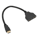 Miniatyrbillede 4 af 6: HD Multimedia Interface Splitter 1 ind 2 ud Han til Dobbelt Hun HD Multimedia Interface Adapterkabel