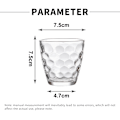 Miniatyrbilde 2 av 5: 6 stk 185 ml gjennomsiktige holdbare glass vannglass husholdningsøl