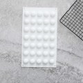 Miniatyrbilde 2 av 8: Kuleform i silikon, 35 stk | Mousseform Pralinform white