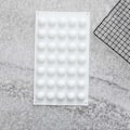 Miniatyrbillede 2 af 8: Glober 35 stk Silikoneform | Mousseform Pralineform white