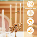 Miniatyrbild 7 av 11: 10-pack automatisk ljussläckare Ljussläckare Metallhölje Case Ljussläckare Timer (guld)