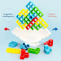 Miniatyrbild 7 av 11: Tetra Tower Game Tetris Balance Toy Stacking Block Stack Assembl