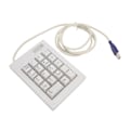 Miniatyrbilde 6 av 7: Numerisk tastatur kablet lineær bryter 18 taster USB-grensesnitt mekanisk numerisk tastatur for bank og regnskap