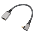 Pikkukuva 7 / 7: HD Multimedia Interface -kaapeli 4K 60Hz Uros-Naaras Micro-HD Multimedia Interface -kaapeli PC-kameralle Projektori Oikea 0,2 metriä / 7,87 tuumaa