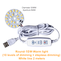 Miniatyrbillede 8 af 8: DC 5V Dæmpbar LED-chips SMD LED-lampe DIY Light Justerbar LED A3
