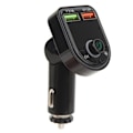 Miniatyrbillede 1 af 7: P6 Bluetooth 5.3 Transmitter Trådløs Radio Bluetooth Biladapter MP3 Musikafspiller med Farvede Ambient Lys