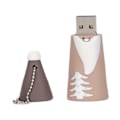 Miniatyrbillede 5 af 7: U Disk Holdbar Stærk Kompatibilitet Sød Julemand USB 2.0 Flash Drive Mobil Lagerenhed Grå 32GB