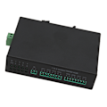 Miniatyrbilde 4 av 7: Seriell RS232 RS485 RS422 til Fiber Konverter Toveis Optisk Modem 8 Port Støtte 128 Enheter Seriell Enhetsserver EU Plugg