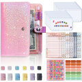 Miniatyrbillede 1 af 2: Budgetbind for at spare penge A6 Budgetbind pink