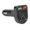 Miniatyrbillede 7 af 7: P6 Bluetooth 5.3 Transmitter Trådløs Radio Bluetooth Biladapter MP3 Musikafspiller med Farvede Ambient Lys