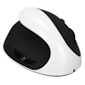 Miniatyrbillede 4 af 7: Venstrehånds Vertikal Mus 2.4G Trådløs Vertikal Ergonomisk Mus Genopladelig Mus med USB-adapter Justerbar DPI til PC Sort Hvid