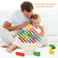 Miniatyrbild 2 av 11: Tetra Tower Game Tetris Balance Toy Stacking Block Stack Assembl
