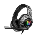 Miniatyrbild 1 av 5: Over-ear bashörlurar Aktiv brusreducerande trådlösa hörlurar Camouflage Black usb