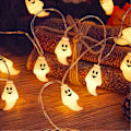 Pikkukuva 3 / 5: Halloween merkkivalo, 3M 20 LED Ghost Light, Ghost Halloween -koristeluvalot, Ghost String Lights Halloween Party -koristeluun