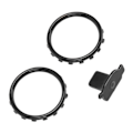 Miniatyrbilde 2 av 7: Dekorative Aksentringer for Xbox Elite Series 2 Kontroller Matt Krom Bryterknapper Erstatningsdeler Svart