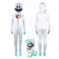 Miniatyrbilde 1 av 2: Cosplay Smiling Critters Klær, Picky Piggy, DogDay, iptv Spania Jumpsuit Halloween Karneval Fest Antrekk Drakt For Barn Voksne Craftycorn Craftycorn 160