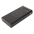 Miniatyrbilde 5 av 7: 6x21700 Lader Batteriboks Sveisefri Powerbank Boks Kit DIY Batterilader Etui med 22.5W Hurtiglading 15W Trådløs Lading Svart