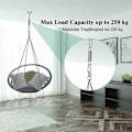 Miniatyrbild 4 av 5: Fjäder, stålfjäder, roterande fjäderhängmatta, med 2 karbinhakar och 360° roterbar, lastkapacitet upp till 250 kg för boxningssäckställ, hängande