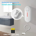 Miniatyrbilde 7 av 8: Smart Vannlekkasje Sensor Vann Overløp Nivå Detektor Sikkerhet Lyd Alarm System Flom Lekkasje Sensor