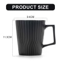 Miniatyrbilde 2 av 6: 400 ml kaffekopp, ensfarget kaffekopp, egnet for familien 400ml