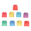 Miniatyrbilde 1 av 7: Keycap DIY Fin utførelse Matt utseende Ergonomisk design Slitasjebestandighet Tastaturtaster