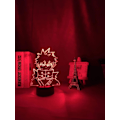 Miniatyrbilde 4 av 7: My Hero Academia Katsuki Bakugo Lys Anime Lampe 3D LED Nattlys