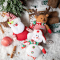 Miniatyrbillede 4 af 6: Julemanden Snemand Elg Æblepose Gavepose