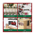 Miniatyrbilde 3 av 5: Kroker Julstrumpe Krok Juledekorasjon Tre Peis Krok Ornament Julekrok