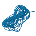 Miniatyrbild 3 av 7: Elastiskt Rep Stretch Cord 2.1mm 5m Solid Latex Höghållfast Elastisk Snöre för Tennisträning Utomhussporter Blå