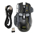 Miniatyrbilde 1 av 7: Gaming Mouse 2.4G Trådløs Bluetooth 3 Modus 5 Justerbar DPI Spillmus med 11 RGB Lys for Windows for Android for IOS Svart