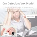 Miniatyrbillede 4 af 5: 4,5 tommer Babymonitor Babypleje Enhed Babymonitor To-vejs Stemme Intercom Support Tf Kort European Regulation EU