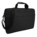 Miniatyrbilde 7 av 7: 15.6-tommers Laptop Sleeve Vanntett Polyester Laptopveske Bærbar Notebook Beskyttelsesveske for Reise Forretningsreise Svart