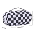 Miniatyrbillede 7 af 8: Gitter Penneetui Pennemappe Case Transparent Wa A1