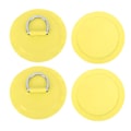Miniatyrbillede 2 af 7: D Ring Patch Rund Letvægts D Ring PVC Patch til Oppustelig Båd Surfbræt Stand Up Paddleboard 4 stk Gul