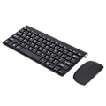 Miniatyrbillede 4 af 7: Trådløs 2.4G USB Tastatur og Mus Combo, Ultraslank, Bærbar, Ergonomisk, Slidstærk Tastatur og Mus til Notebook Computer, Sort