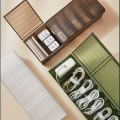 Miniatyrbillede 3 af 7: Desktop datakabel efterbehandling gitter opbevaringsboks plast white